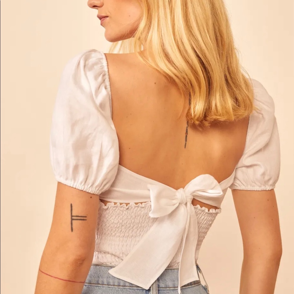 Reformation casterly top size 2